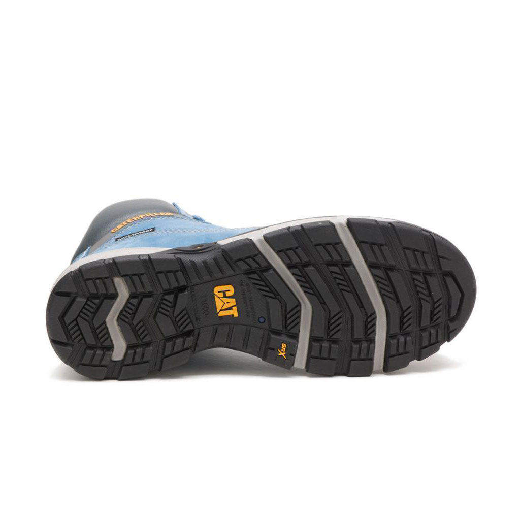 Caterpillar Excavator Superlite Waterproof Carbon Composite Toe Slip Resistant Footwear Női Kék | 2813-HOITA