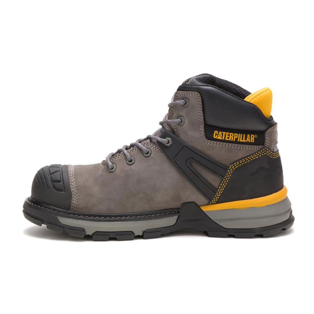 Caterpillar Excavator Superlite Waterproof Carbon Composite Toe Vízálló Bakancs Férfi Szürke | 3247-RXTEG