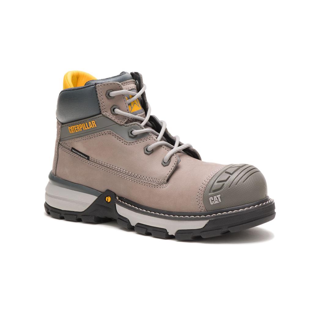 Caterpillar Excavator Superlite Waterproof Nano Toe Munkabakancs Női Khaki | 3542-MXWBC