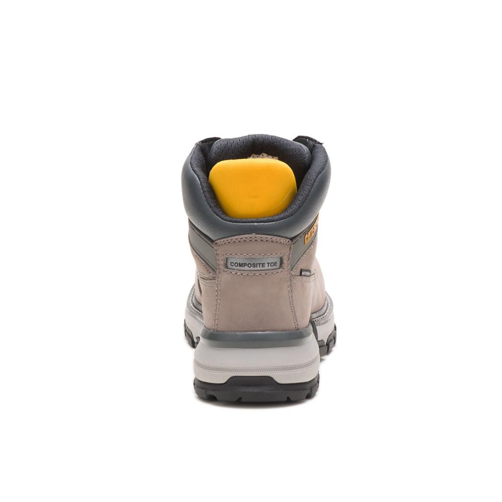 Caterpillar Excavator Superlite Waterproof Nano Toe Munkabakancs Női Khaki | 3542-MXWBC