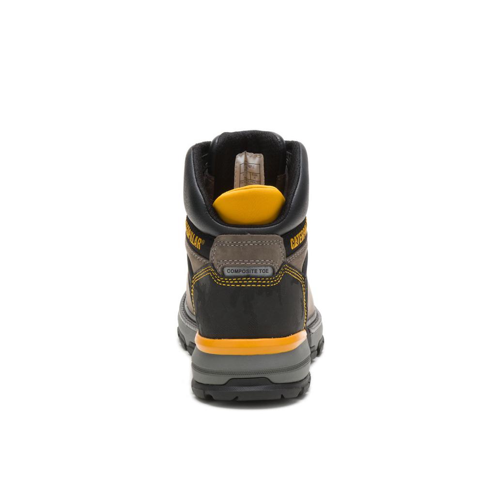 Caterpillar Excavator Superlite Waterproof Nano Toe Csa Munkabakancs Férfi Barna | 3984-ZCGDA