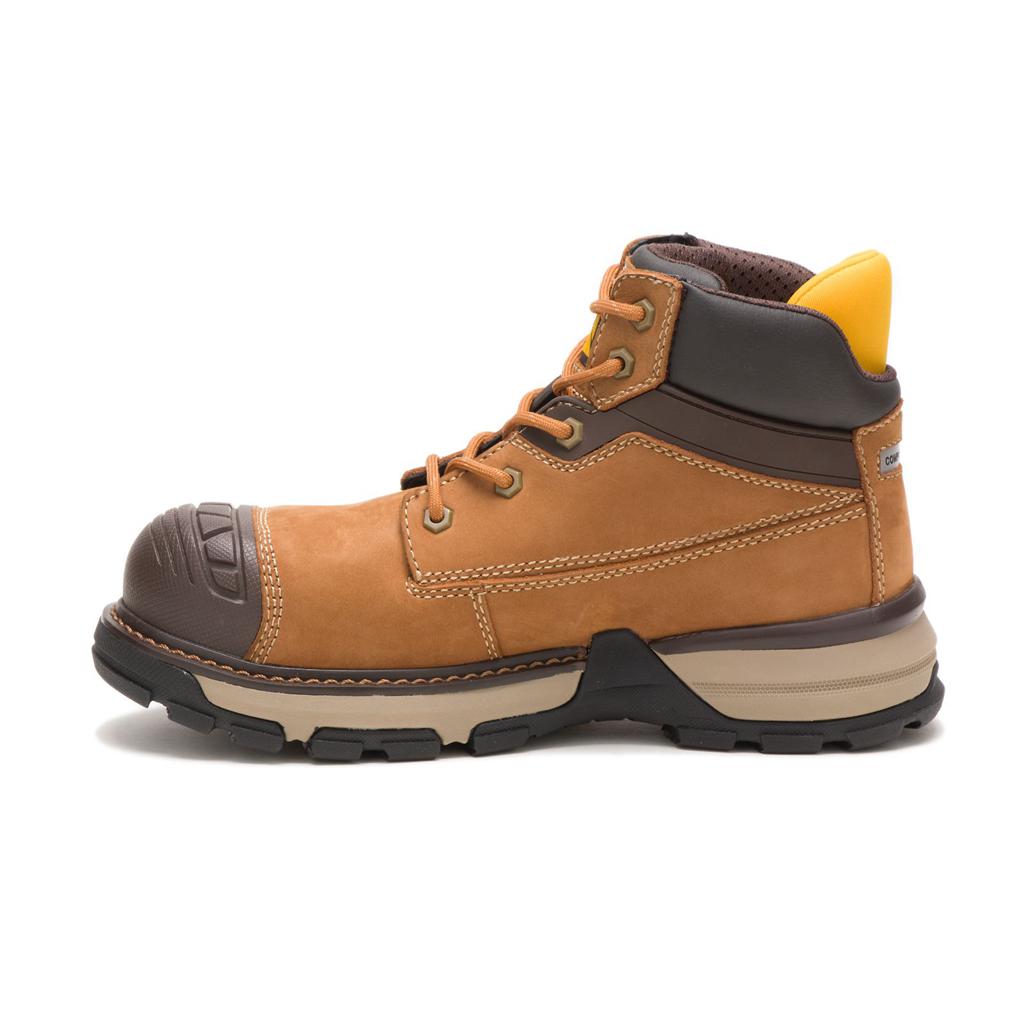 Caterpillar Excavator Superlite Waterproof Nano Toe Munkabakancs Női Barna | 4679-XZHDB