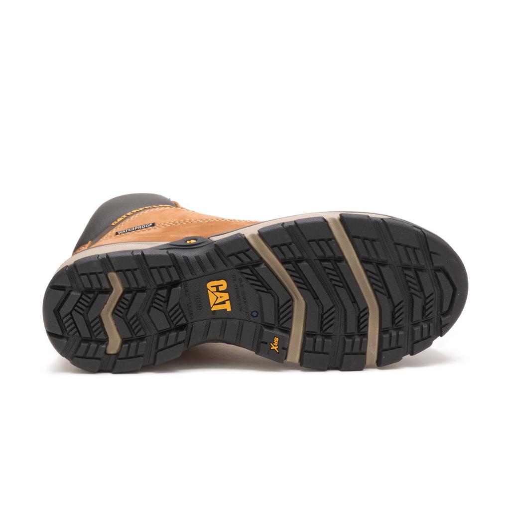 Caterpillar Excavator Superlite Waterproof Nano Toe Munkabakancs Női Barna | 4679-XZHDB