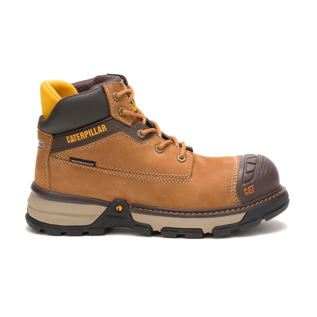 Caterpillar Excavator Superlite Waterproof Nano Toe Munkabakancs Női Barna | 4679-XZHDB