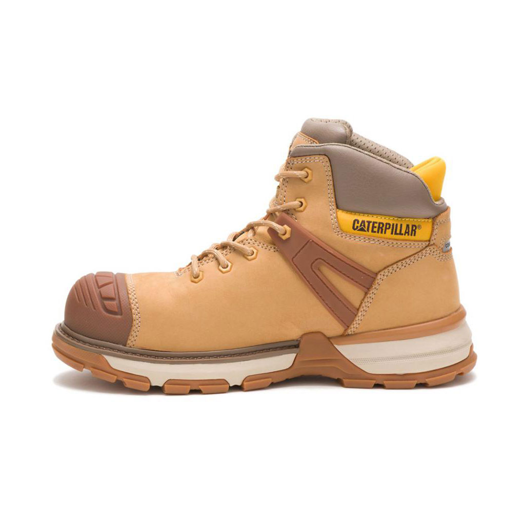 Caterpillar Excavator Superlite Waterproof Carbon Composite Toe Munkabakancs Férfi Barna | 7514-GWFIM