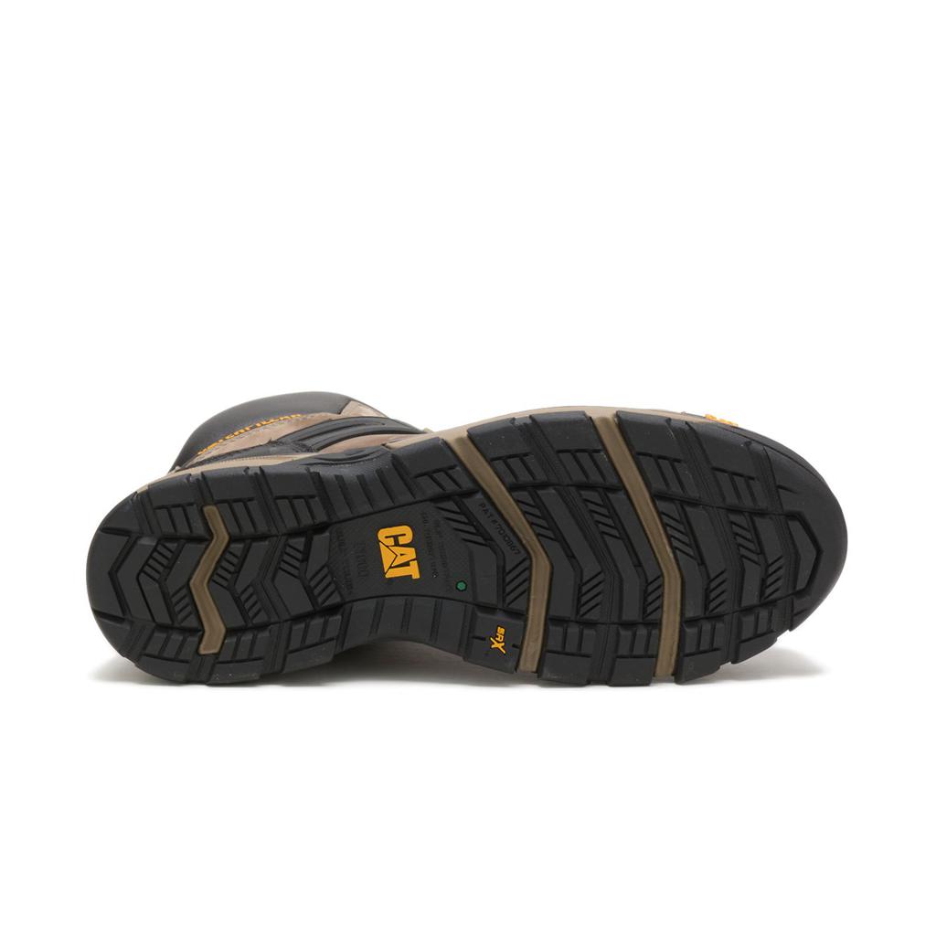 Caterpillar Excavator Superlite Waterproof Nano Toe Csa Munkabakancs Férfi Barna | 9214-AJVIU