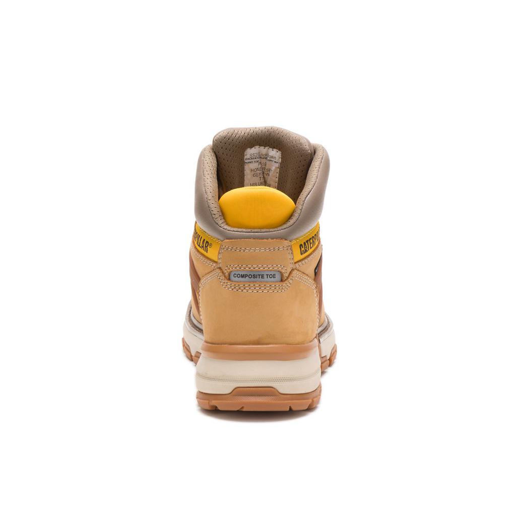 Caterpillar Excavator Superlite Waterproof Nano Toe Munkabakancs Férfi Narancssárga | 9756-QDYSZ