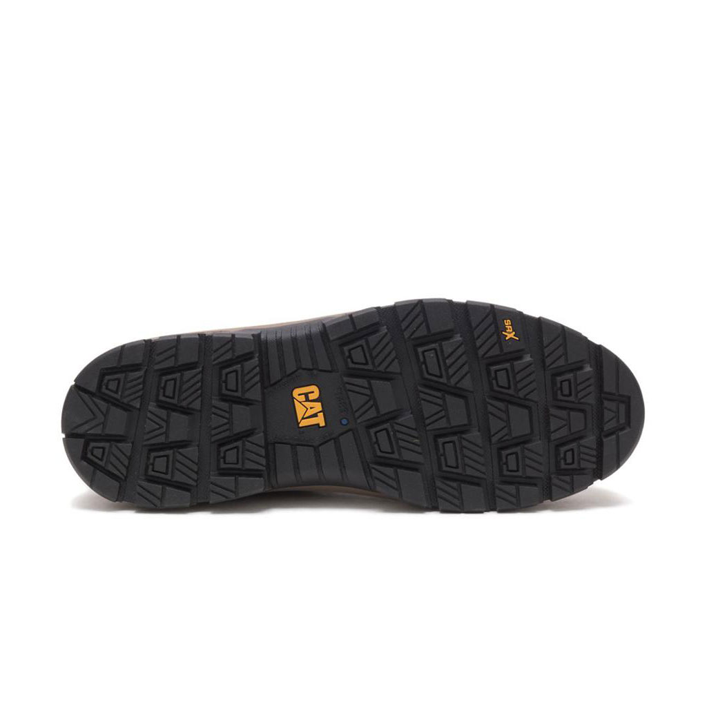 Caterpillar Exposition Chelsea Alloy Toe Csizma Pull-On Férfi Barna | 8375-XPOFQ