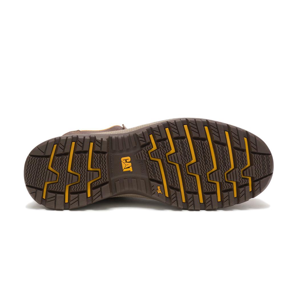 Caterpillar Fairbanks Chelsea Steel Toe Munkabakancs Férfi Barna | 6403-YGVKN