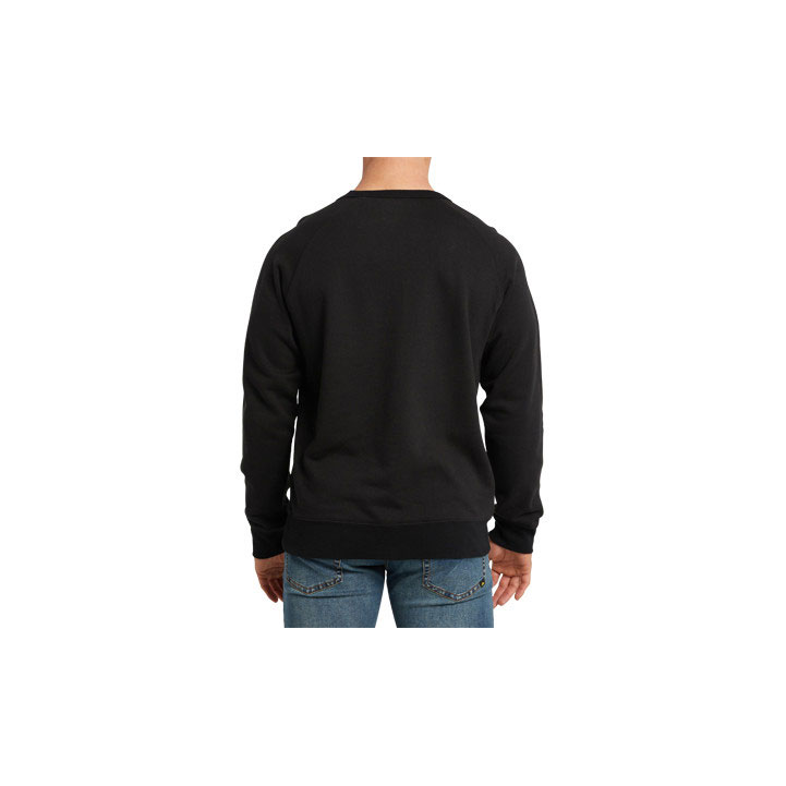 Caterpillar Foundation Crewneck Pulóverek Férfi Fekete | 9560-HCIVN