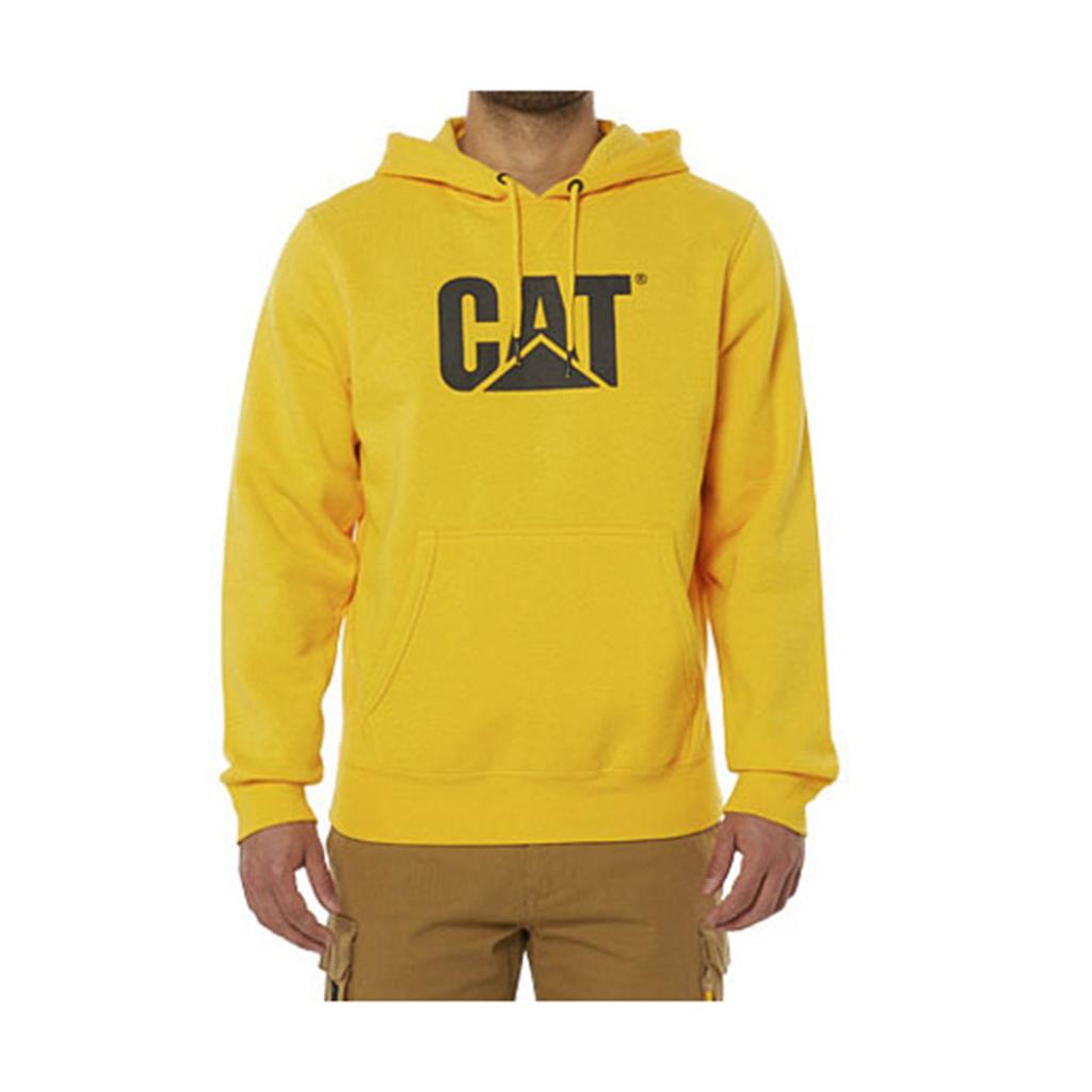 Caterpillar Foundation Csuklyás Sweatshirt Pulóverek Férfi Sárga | 8691-KJNOB