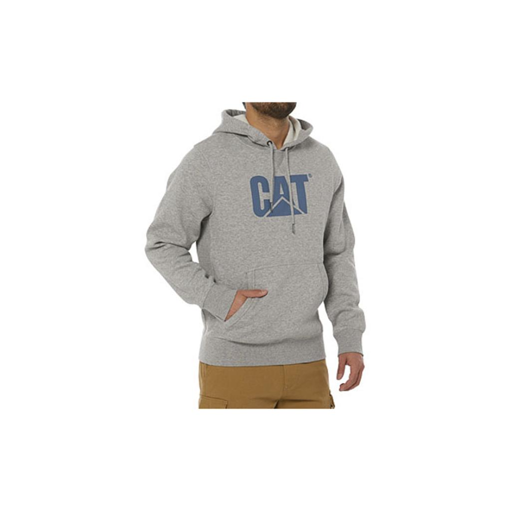 Caterpillar Foundation Csuklyás Sweatshirt Pulóverek Férfi Szürke | 8735-IZKVN