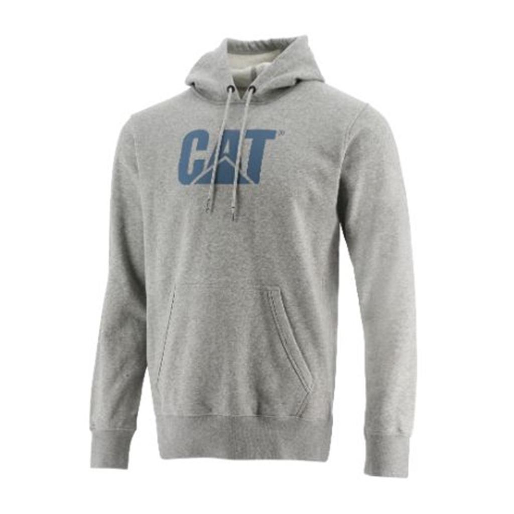 Caterpillar Foundation Csuklyás Sweatshirt Pulóverek Férfi Szürke | 8735-IZKVN