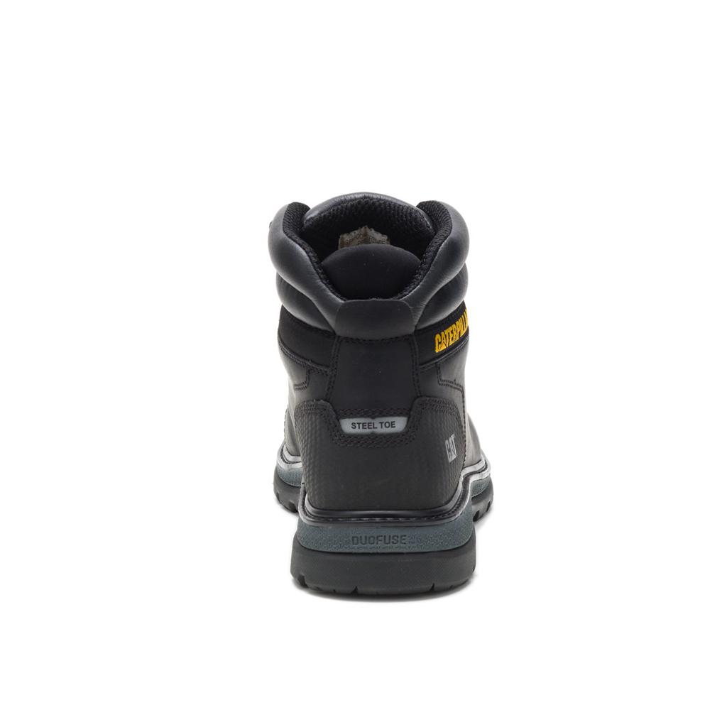 Caterpillar Foxfield Steel Toe Munkabakancs Férfi Fekete | 9684-CZNYG