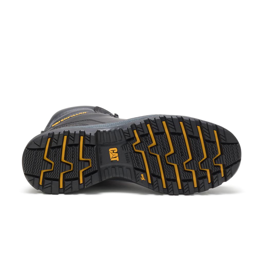 Caterpillar Foxfield Steel Toe Munkabakancs Férfi Fekete | 9684-CZNYG