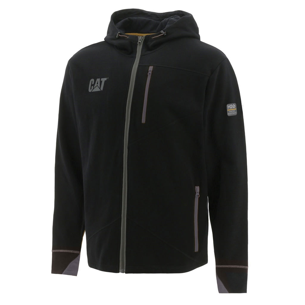 Caterpillar H2o Zip Munka Pulóverek Férfi Fekete | 7839-BTQND