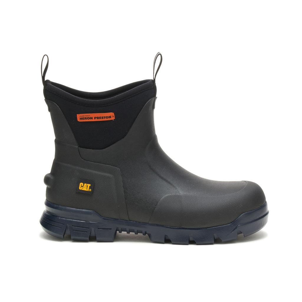 Caterpillar Heron Preston X Cat Stormers 6\'\' Gumicsizma Férfi Fekete | 7204-IHTOC