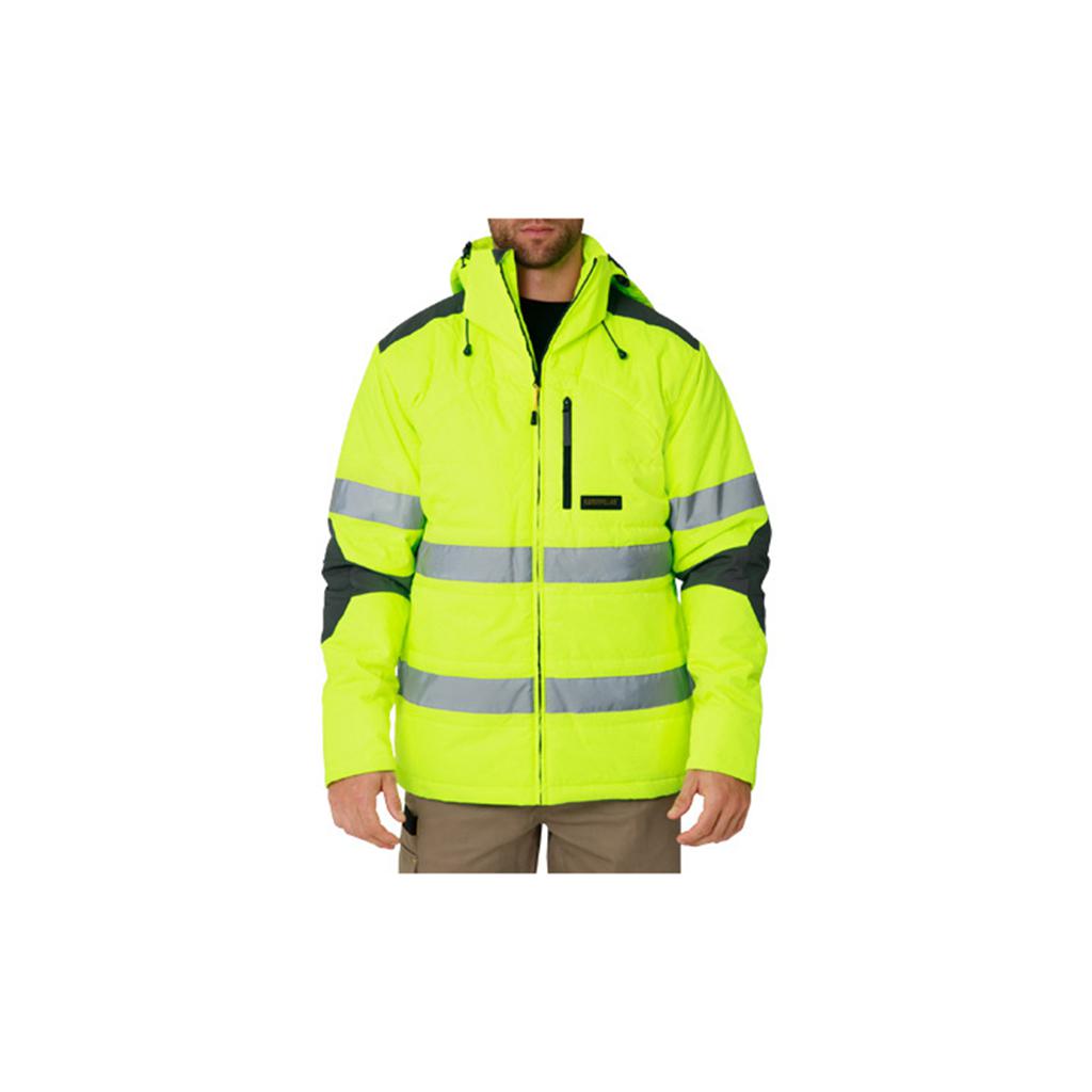 Caterpillar Hi Vis Boreas Taped Kabát Férfi Sárga | 2749-EYFVC