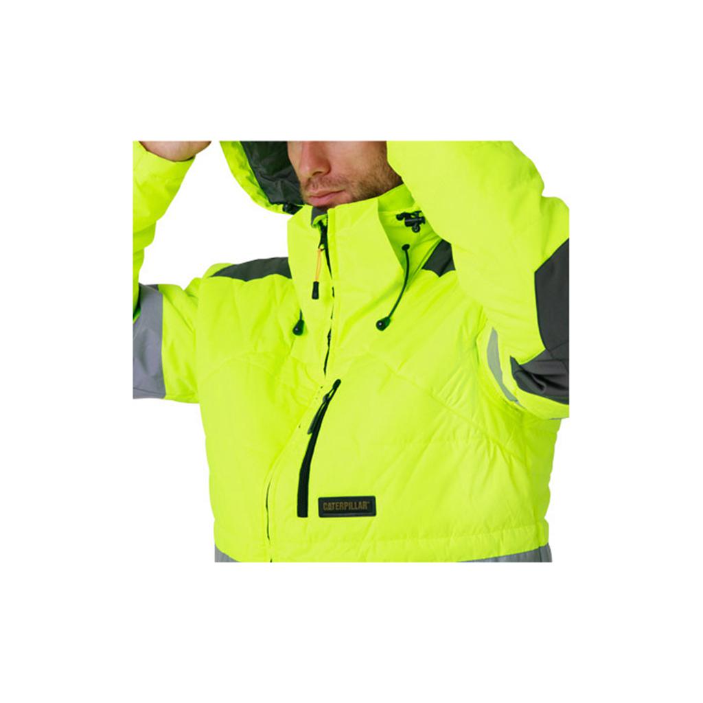 Caterpillar Hi Vis Boreas Taped Kabát Férfi Sárga | 2749-EYFVC