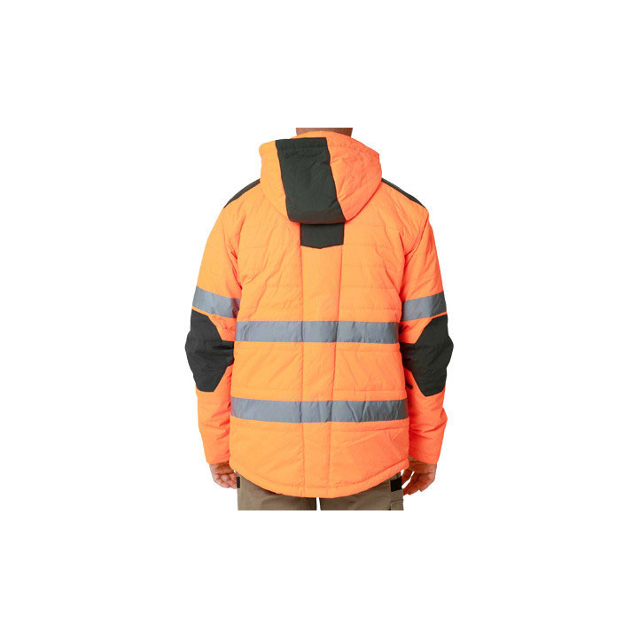 Caterpillar Hi Vis Boreas Taped Kabát Férfi Narancssárga | 4893-HJCGK