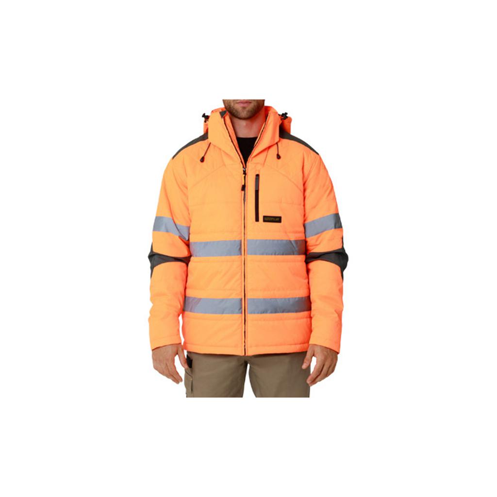 Caterpillar Hi Vis Boreas Taped Kabát Férfi Narancssárga | 5276-LOIPX