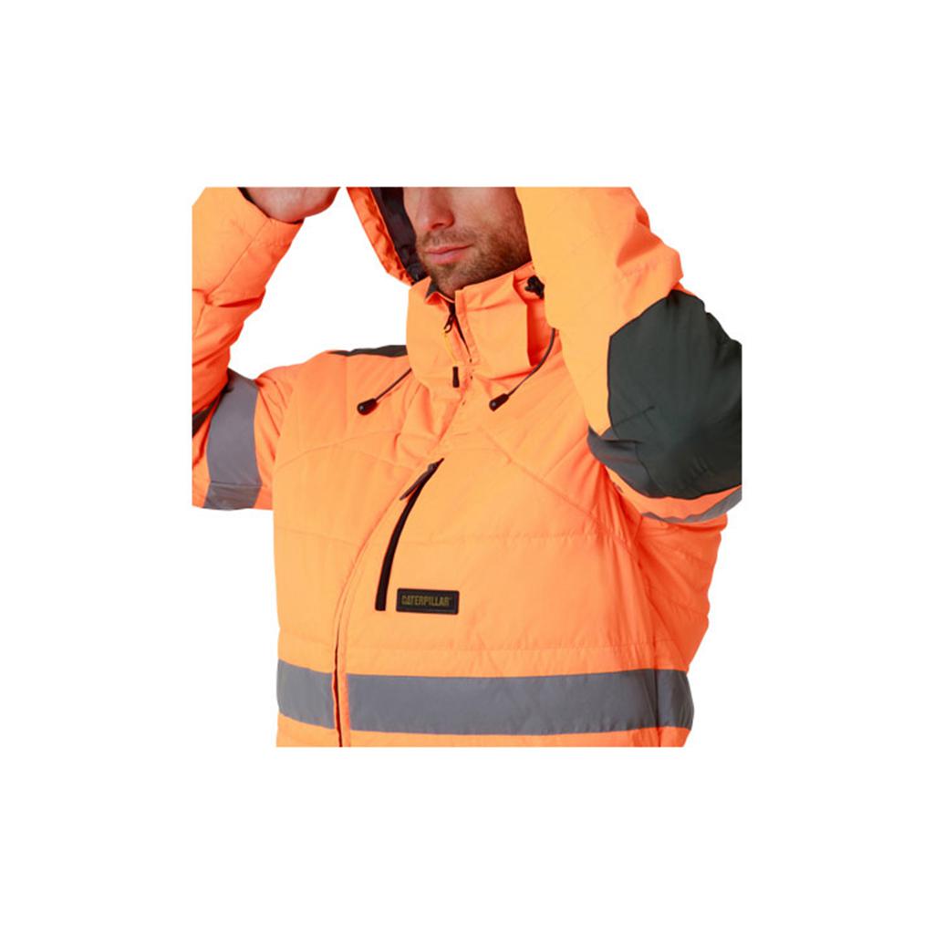 Caterpillar Hi Vis Boreas Taped Kabát Férfi Narancssárga | 5276-LOIPX