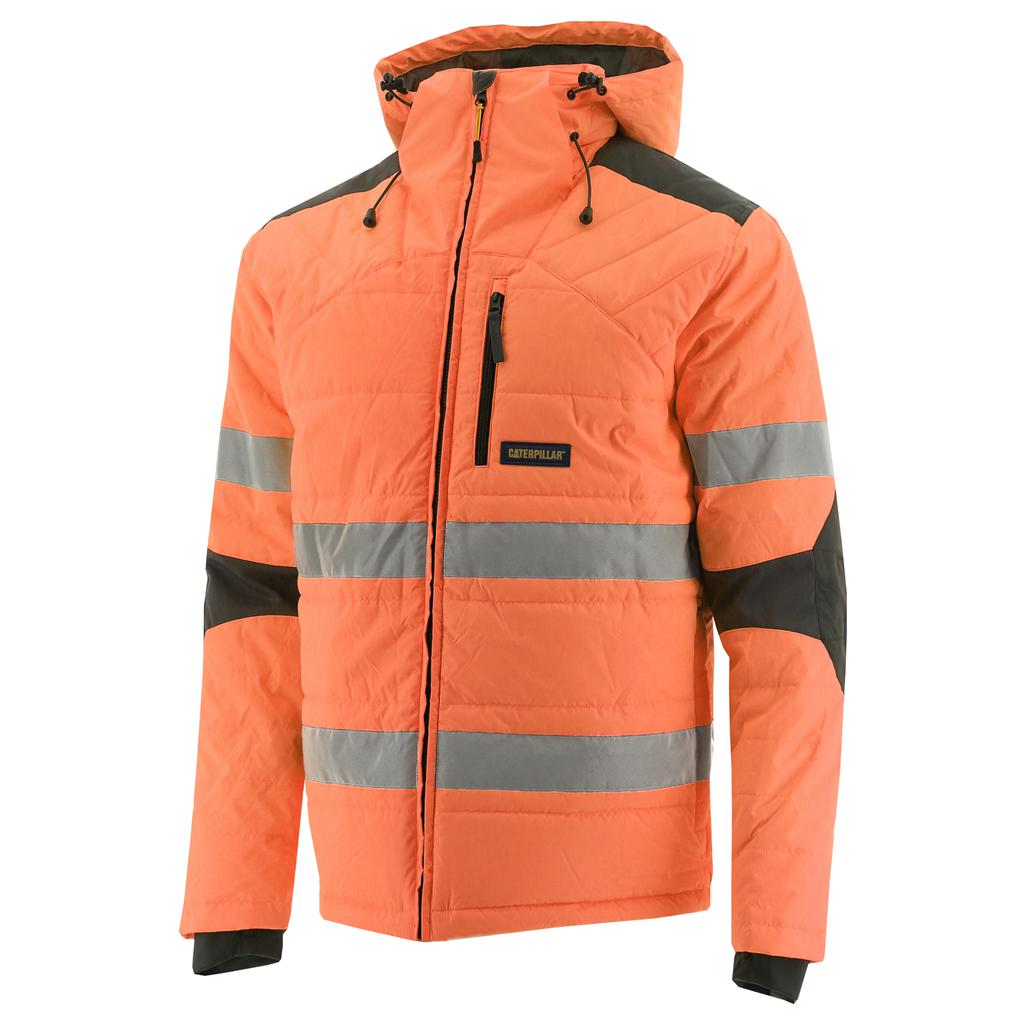 Caterpillar Hi Vis Boreas Taped Kabát Férfi Narancssárga | 5276-LOIPX