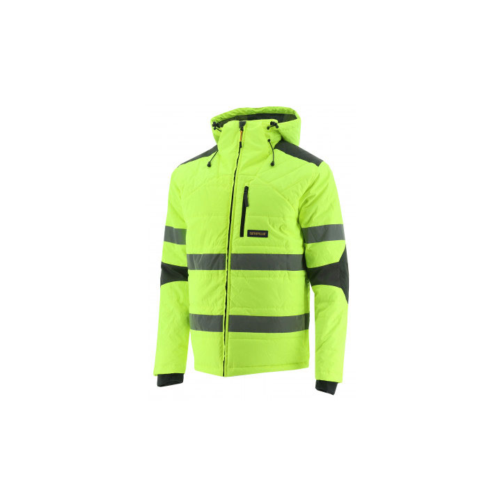 Caterpillar Hi Vis Boreas Taped Kabát Férfi Sárga | 7451-TRHDK