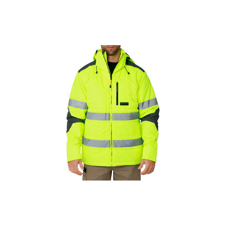 Caterpillar Hi Vis Boreas Taped Kabát Férfi Sárga | 7451-TRHDK