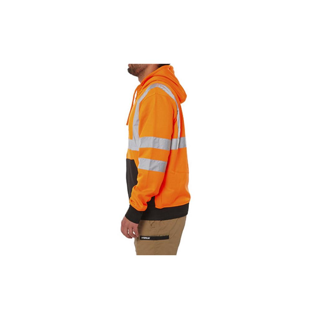 Caterpillar Hi Vis Full Zip Pulóverek Férfi Narancssárga | 3974-RWIPY