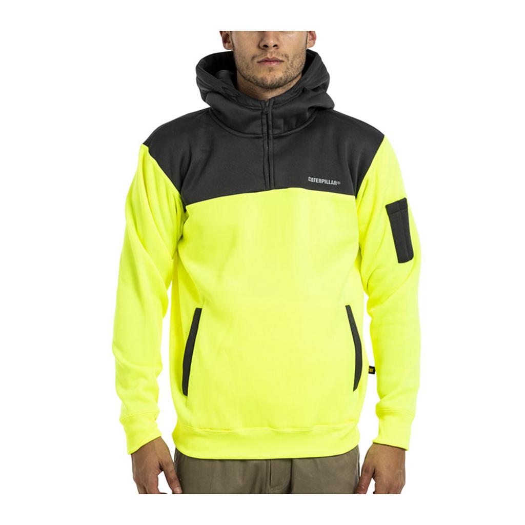 Caterpillar Hi Vis Pulóverek Férfi Yellow/Grey | 1597-MEQJA