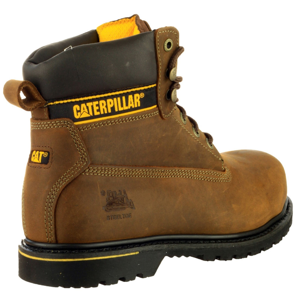 Caterpillar Holton S3 Goodyear Welted Safety Boots Férfi Barna | 7834-NFVMH