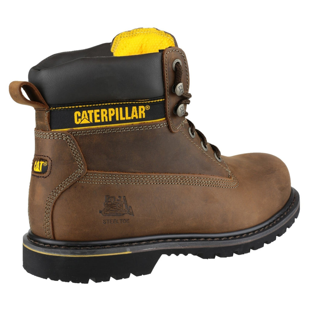 Caterpillar Holton Sb Goodyear Welted Safety Boots Férfi Barna | 7643-MAKNP