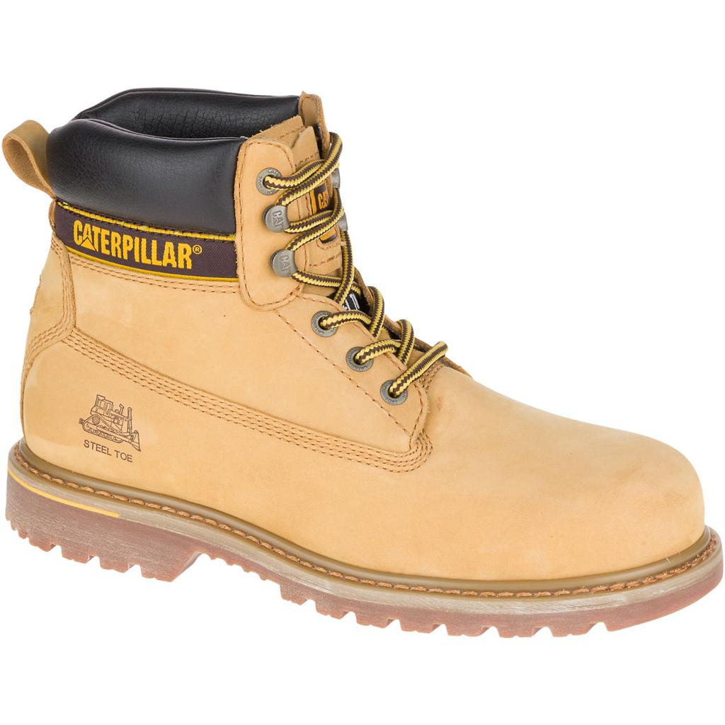 Caterpillar Holton Steel Toe S3 Hro Src Munkabakancs Férfi Narancssárga | 3479-YDEPU