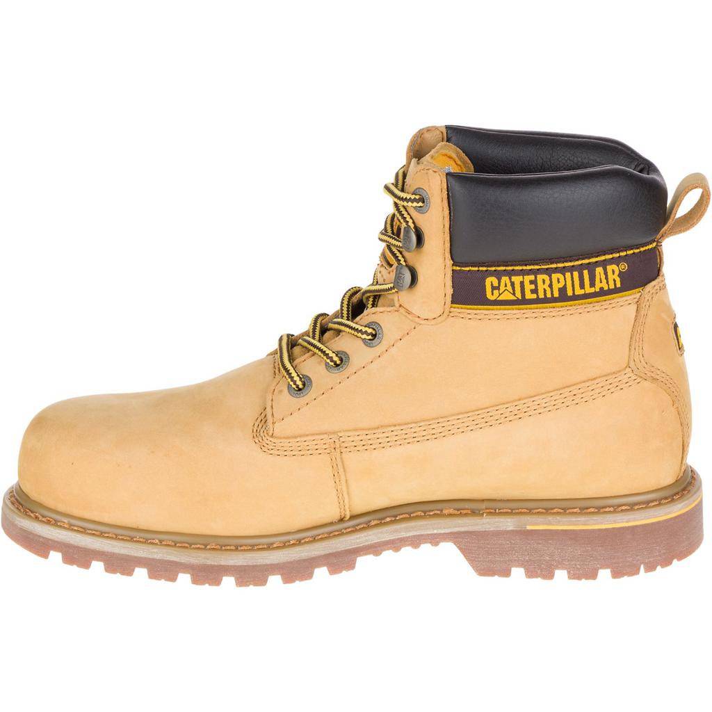 Caterpillar Holton Steel Toe S3 Hro Src Munkabakancs Férfi Narancssárga | 3479-YDEPU