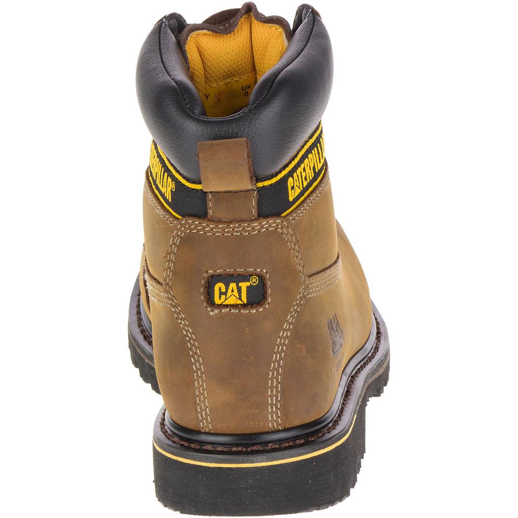 Caterpillar Holton Steel Toe S3 Hro Src Munkabakancs Férfi Sötétbarna | 8036-QYEHF