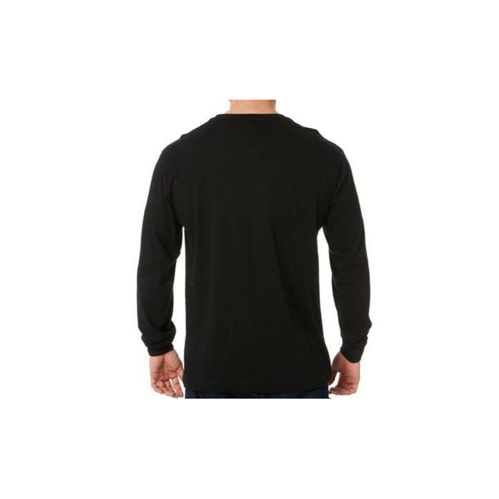 Caterpillar Icon Block Long Sleeve Póló Férfi Fekete Sárga | 4832-DCMSW