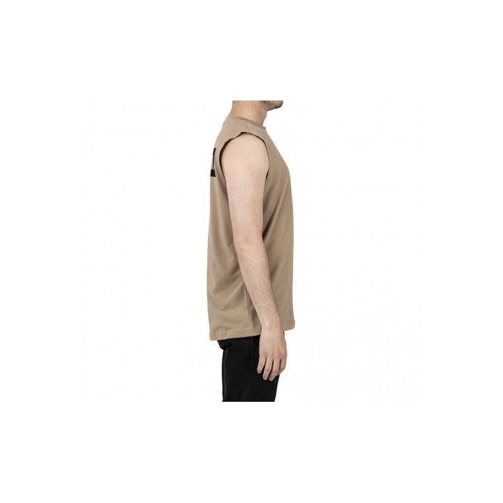 Caterpillar Icon Muscle Tank Póló Férfi Khaki | 0689-EPWXV