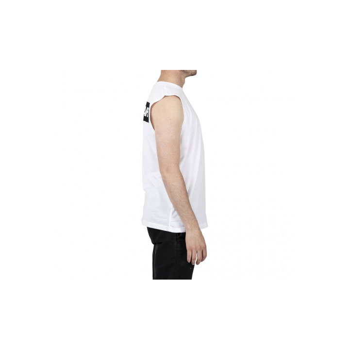 Caterpillar Icon Muscle Tank Póló Férfi Fehér | 7834-EZOTB