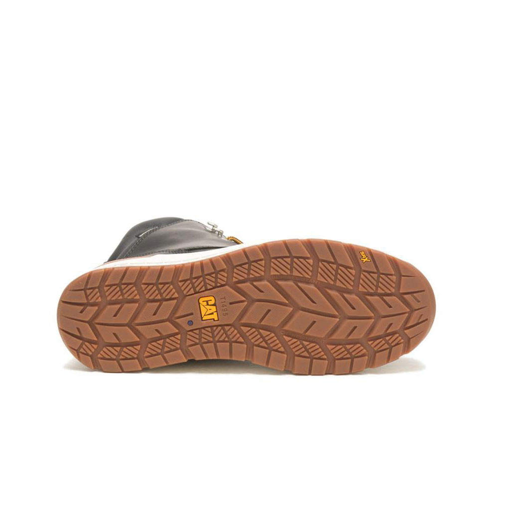 Caterpillar Impact Waterproof Carbon Composite Toe Munkabakancs Férfi Fekete | 2083-DIBQJ