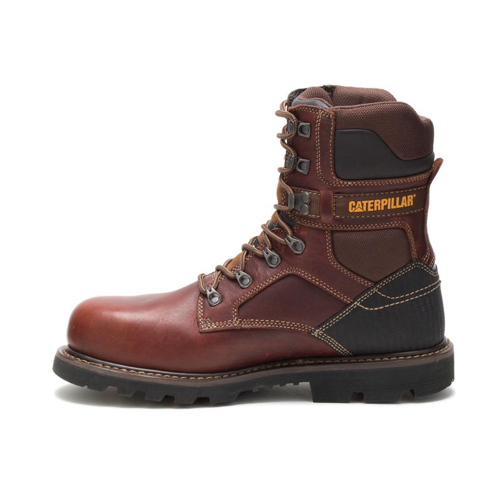 Caterpillar Indiana 2.0 Steel Toe Acél Orrú Csizma Férfi Barna | 5947-DKVUG