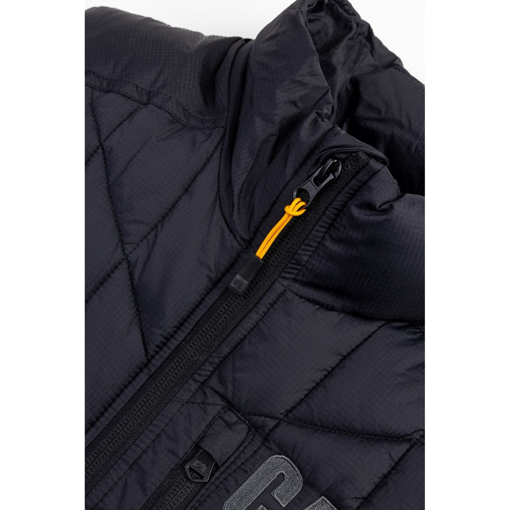 Caterpillar Insulated Charcoal Szigetelt Mellények Férfi Fekete | 6215-VQKNU