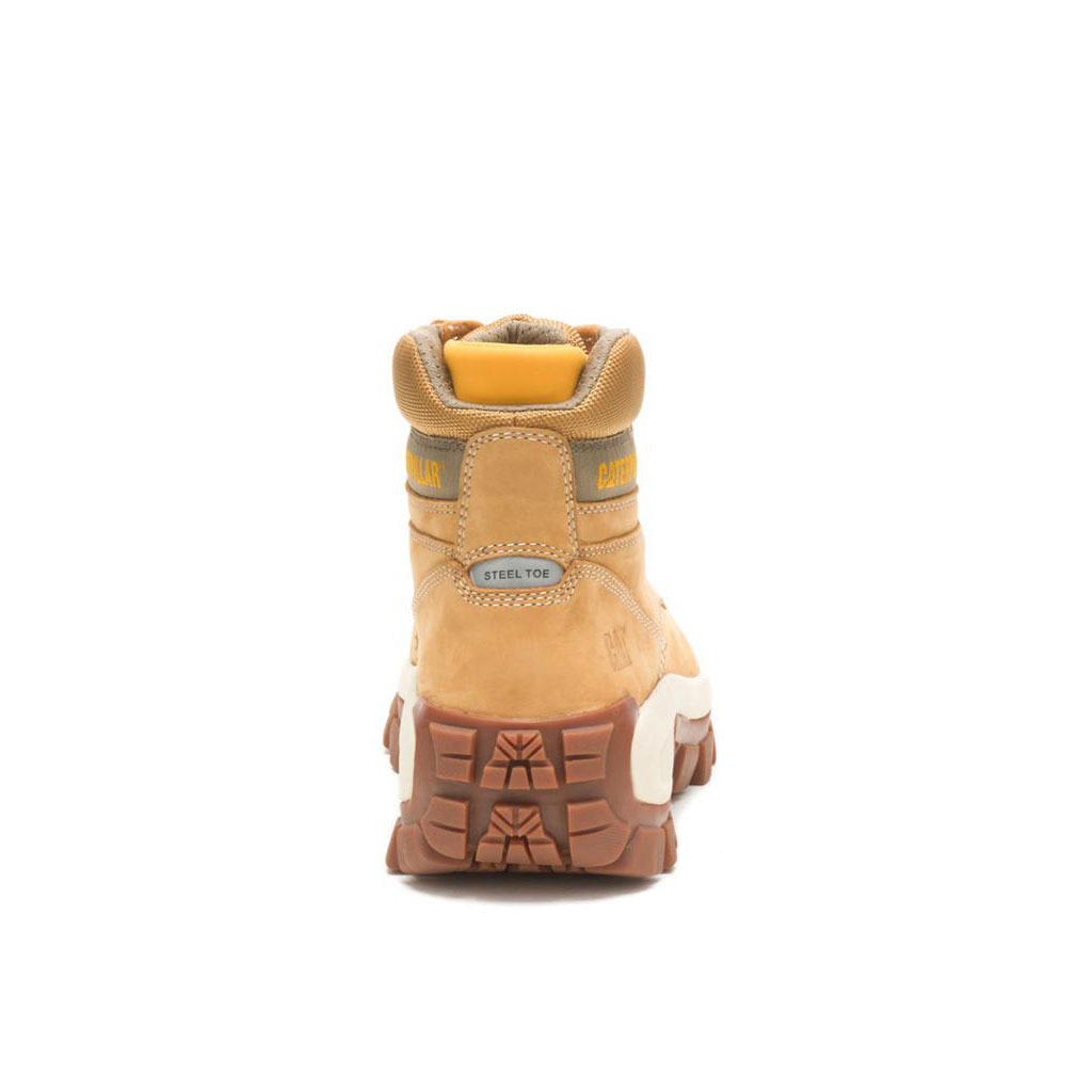 Caterpillar Invader Hi Steel Toe Munkabakancs Férfi Barna | 3286-MNSRW