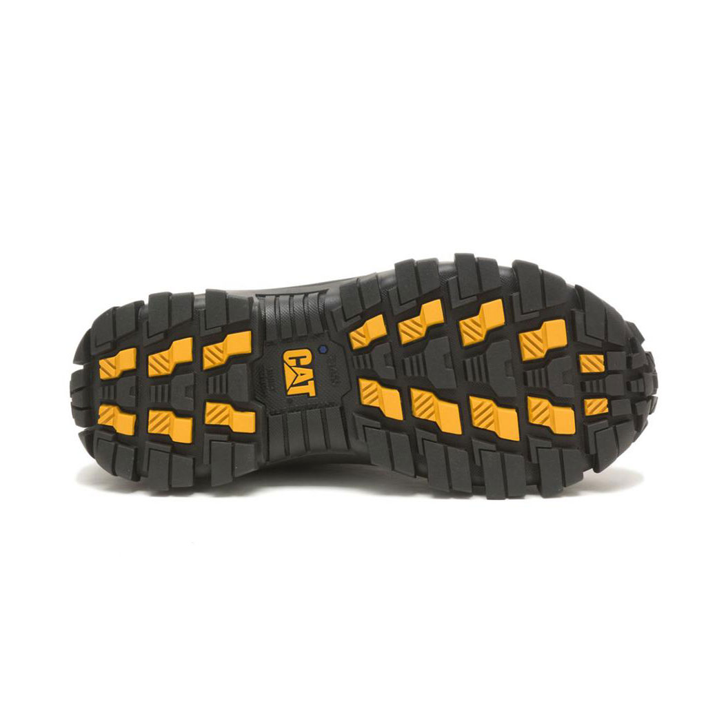 Caterpillar Invader Steel Toe Munkabakancs Női Fekete Világos Kék | 3179-FMUJP