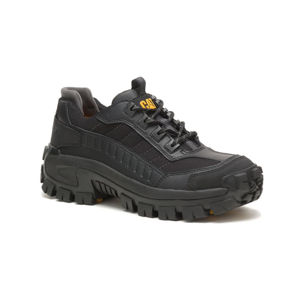 Caterpillar Invader Steel Toe Munkacipő Férfi Fekete | 2354-ETDCB