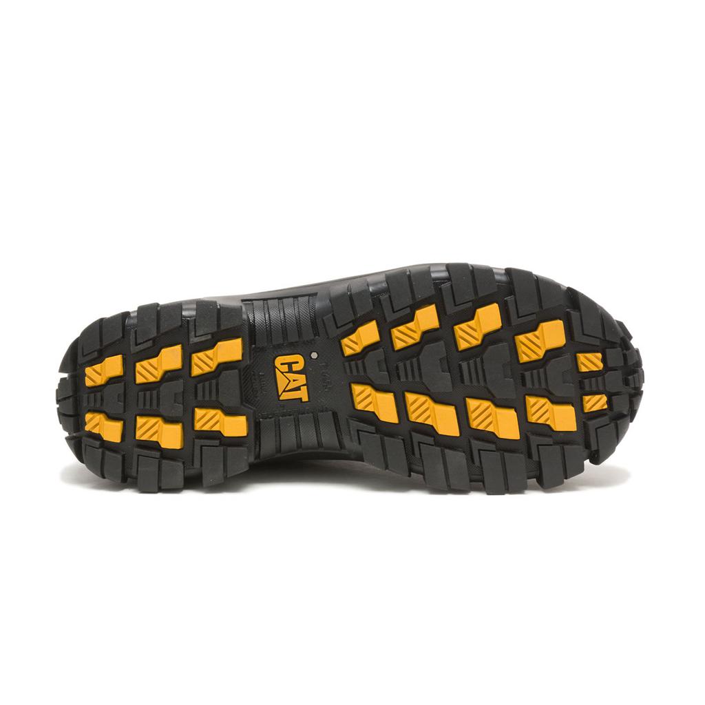 Caterpillar Invader Steel Toe Munkacipő Férfi Fekete | 2354-ETDCB