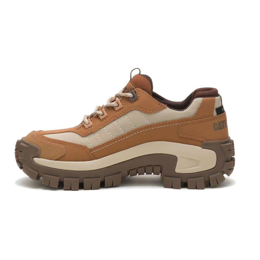 Caterpillar Invader Steel Toe Slip Resistant Footwear Női Barna | 1408-ZHFGY