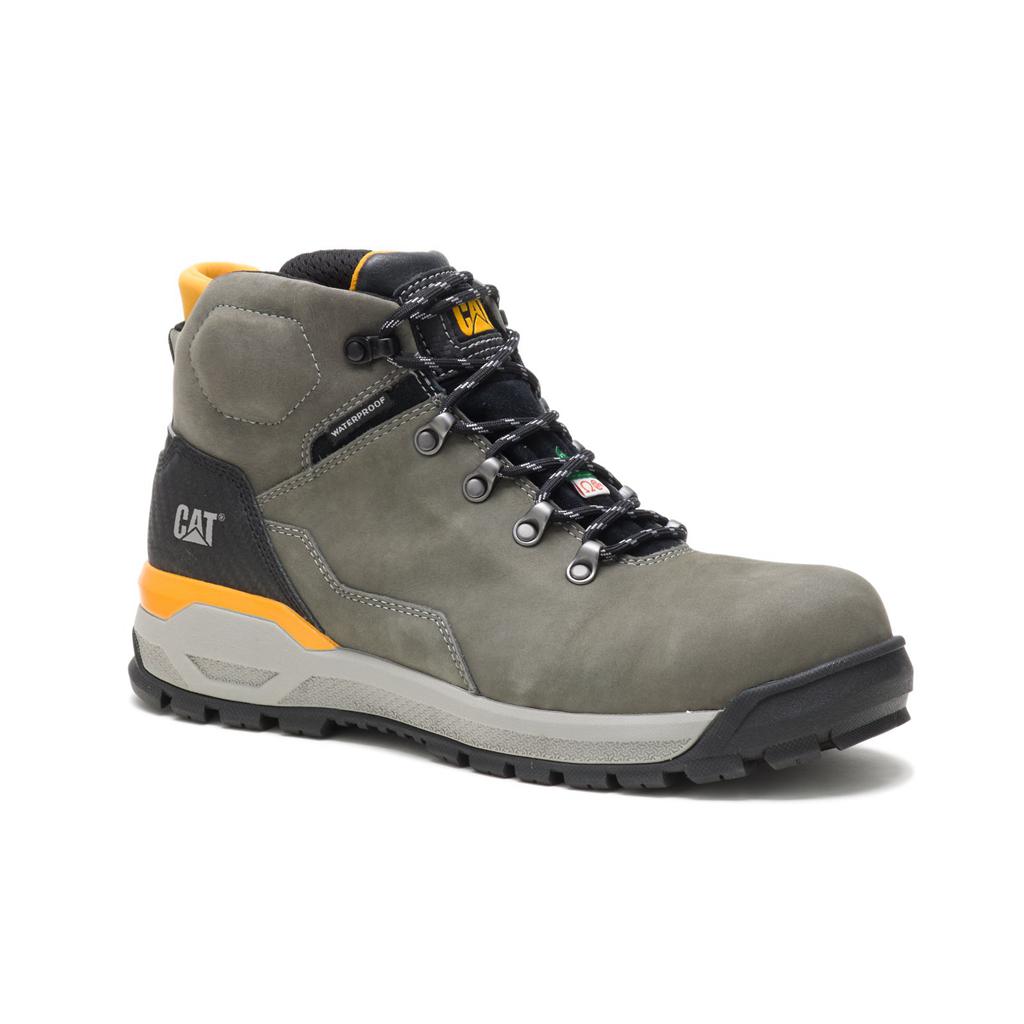 Caterpillar Kinetic Ice+ Waterproof Thinsulate™ Composite Toe Csa Munkabakancs Férfi Szürke Zöld | 2795-MUWDZ