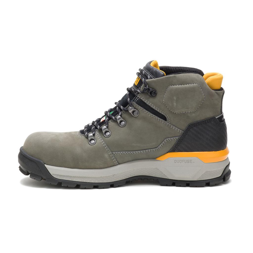 Caterpillar Kinetic Ice+ Waterproof Thinsulate™ Composite Toe Csa Munkabakancs Férfi Szürke Zöld | 2795-MUWDZ