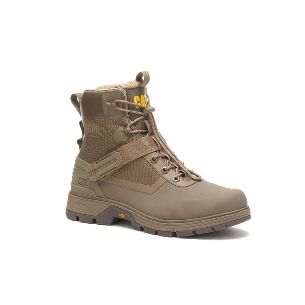 Caterpillar Leverage Csatos Túrabakancs Férfi Khaki | 7412-AKOGM